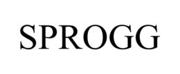 SPROGG trademark