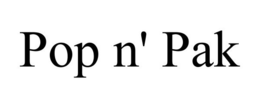 POP N' PAK trademark