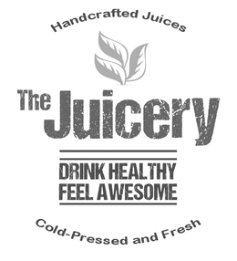 THE JUICERY COLD-PRESSED AND FRESH, HANDCRAFTED JUICES, DRINK HEALTHY FEEL AWESOME trademark