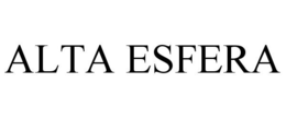 ALTA ESFERA trademark