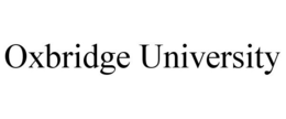 OXBRIDGE UNIVERSITY trademark