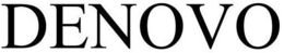 DENOVO trademark