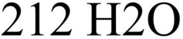 212 H2O trademark