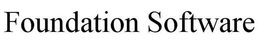 FOUNDATION SOFTWARE trademark
