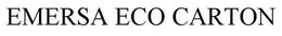 EMERSA ECO CARTON trademark
