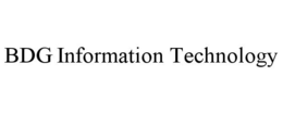 BDG INFORMATION TECHNOLOGY trademark