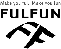 FULFUN MAKE YOU FUL. MAKE YOU FUN FF trademark
