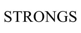 STRONGS trademark