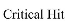CRITICAL HIT trademark