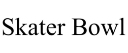 SKATER BOWL trademark