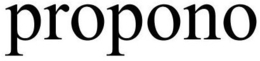 PROPONO trademark