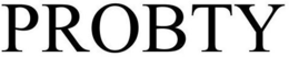 PROBTY trademark
