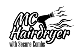 MC HAIRDRYER WITH SECURE COMBS trademark