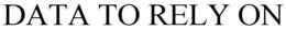 DATA TO RELY ON trademark
