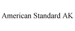 AMERICAN STANDARD AK trademark