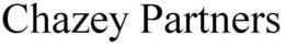 CHAZEY PARTNERS trademark