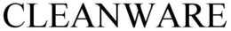 CLEANWARE trademark