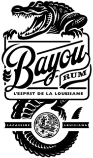 BAYOU RUM L'ESPRIT DE LA LOUISIANE LACASSINE LOUISIANA trademark