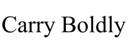 CARRY BOLDLY trademark