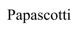 PAPASCOTTI trademark