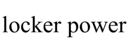 LOCKER POWER trademark