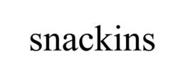 SNACKINS trademark