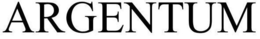 ARGENTUM trademark