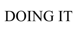 DOING IT trademark