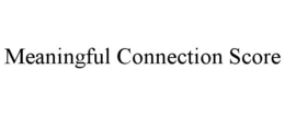 MEANINGFUL CONNECTION SCORE trademark