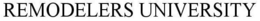 REMODELERS UNIVERSITY trademark