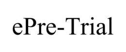EPRE-TRIAL trademark