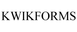 KWIKFORMS trademark
