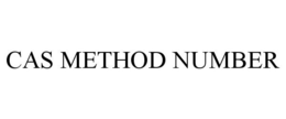 CAS METHOD NUMBER trademark