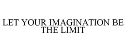 LET YOUR IMAGINATION BE THE LIMIT trademark