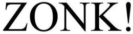 ZONK! trademark