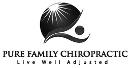 PURE FAMILY CHIROPRACTIC LIVE WELL ADJUSTED trademark