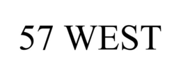 57 WEST trademark
