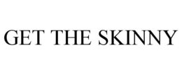 GET THE SKINNY trademark