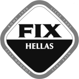 FIX HELLAS ROME 1900 LIEGE 1905 NICE 1931 LONDON 1932 trademark