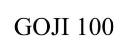 GOJI 100 trademark