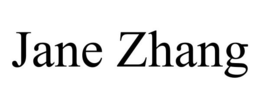 JANE ZHANG trademark