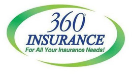 360° INSURANCE FOR ALL YOUR INSURANCE NEEDS! trademark
