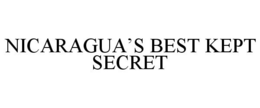 NICARAGUA'S BEST KEPT SECRET trademark