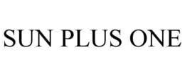 SUN PLUS ONE trademark