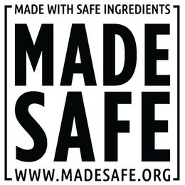 MADE SAFE MADE WITH SAFE INGREDIENTS WWW.MADESAFE.ORG trademark