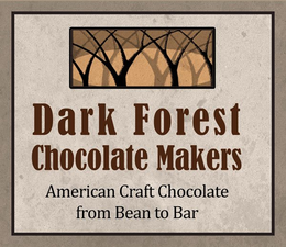 DARK FOREST CHOCOLATE MAKERS AMERICAN CRAFT CHOCOLATE FROM BEAN TO BAR trademark