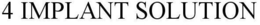 4 IMPLANT SOLUTION trademark