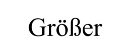 GRÖßER trademark
