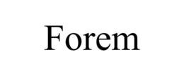 FOREM trademark