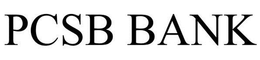 PCSB BANK trademark